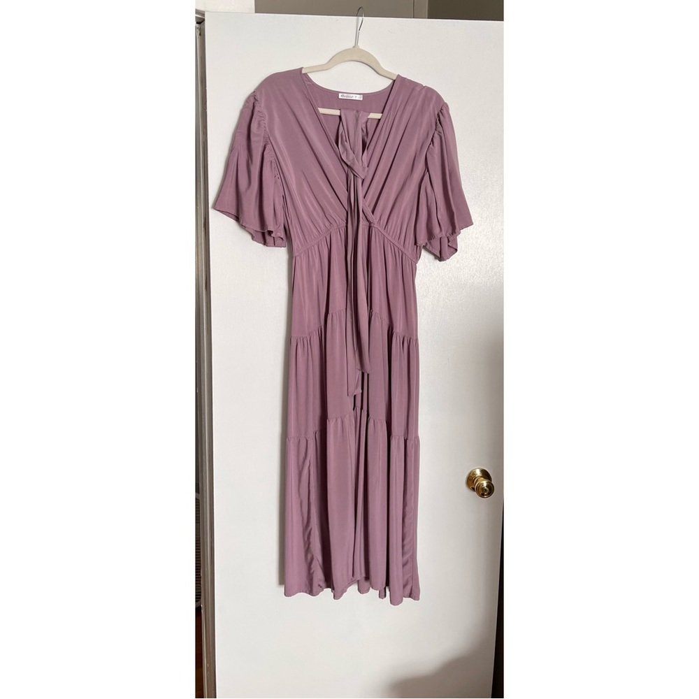 Amazon purple midi dress